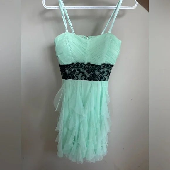 le chateau green dress Bustier Satin Gown - Dark Green